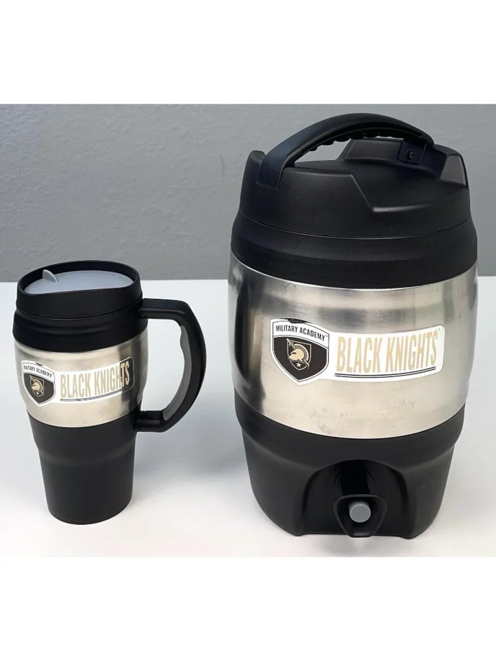 IN ZONE Insulated Beverage Decanter & Mug USMA Military Academy Black Knights